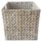 Large Whitewashed Cube Basket by Ashland&#xAE;